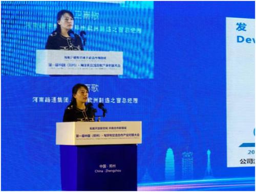 集團領導應邀參加首屆中國（鄭州）匈牙利交流合作產業對接大會，并做主題發言